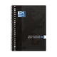 Afbeelding van Oxford 400094450 collegeblok | A4+ | gelinieerd | zwart | 23-gaats | 80 vel