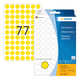 Herma 2231 multifunctionele etiketten | 13 mm | geel | 2464 etiketten | HER2231