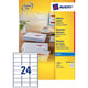 Avery Zweckform J8159-100 adresetiketten | 63,5 mm x 33,9 mm | 2400 etiketten | AVEJ8159-100