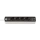 Brennenstuhl 1153240026 stekkerdoos | 4 stopcontacten | 2 USB-poorten | met schakelaar | 1.5 meter | zwart | BRE1153240026