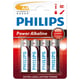 Philips batterij Mignon AA | LR6 | 4 stuks | PHILR6P4B/10