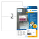 Herma 4693 weerbestendige folie etiketten A4 210 x 148 mm wit (50 etiketten) | HER4693