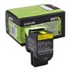 Afbeelding van Lexmark 80C20Y0 nr. 802Y toner cartridge geel lage capaciteit (origineel)