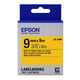 Afbeelding van Epson LK-3YBP tape zwart op pastel geel 9mm (origineel)
