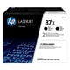 Afbeelding van HP 87X (CF287XD) toner cartridge zwart hoge capaciteit 2 stuks (origineel)