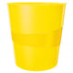 Afbeelding van Leitz 5278 WOW papiermand | polystyreen | geel | 15 liter