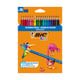 BIC Kids Tropicolors kleurpotloden | in etui | 18 stuks | BIC9375173