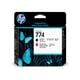 Afbeelding van HP P2V97A nr. 774 printkop mat zwart en chromatic red (origineel)