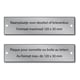 Posthumus gegraveerde naamplaat | aluminium | met schroeven | 120 x 30 mm | POST611014