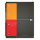 Oxford 100103664 international collegeblok | A4 | geruit | zwart | 4-gaats | OXF100103664