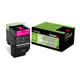 Afbeelding van Lexmark 70C2HM0 nr. 702HM toner cartridge magenta hoge capaciteit (origineel)