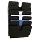 Durable 1700014061 Flexiplus wandfolderhouder | A4 | zwart | 6 vakken | DUR1700014061
