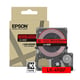 Afbeelding van Epson LK-4RBF tape zwart op fluorescerend rood 12 mm (origineel)