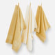 Afbeelding van Walra Doekenset | Set 3 stuks | Geel en Wit