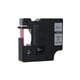 Afbeelding van DYMO S0720520 / 45012 tape rood op transparant 12mm (huismerk)
