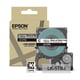 Afbeelding van Epson LK-5TBJ matte tape zwart op transparant 18 mm (origineel)