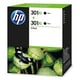 Afbeelding van HP D8J45AE nr. 301XL inktcartridge zwart 2 stuks (origineel)