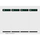 Leitz 1680 printbare rugetiketten | wit | breed | 56 mm x 190 mm | 100 etiketten | LEI16800085