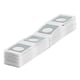 Afbeelding van Brady M71EP-5-7593-SL gelamineerde polyester labels zilver | 30,00 mm x 40,00 mm (origineel)