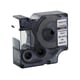 Afbeelding van DYMO S0718120 / 18489 IND Rhino tape flexibel nylon zwart op wit 19mm (huismerk)