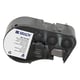 Afbeelding van Brady M4-124-461 gelamineerde polyester labels zwart op wit/transparant | 41,91 mm x 12,7 mm (origineel)