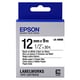 Afbeelding van Epson LK-4WBB papier tape zwart op wit 12mm (origineel)