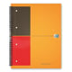 Oxford International Filingbook | A4+ | karton | oranje | gelinieerd | 100 vel | OXF100102000