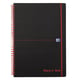 Oxford Black ’n Red spiraalblok met elastiek | A4 | kunststof | geruit | 90 grams | 70 vel | OXF400047654