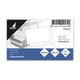 Kangaro K-6100-WI systeemkaart | blanco | wit | 90 x 55 mm | 100 stuks | KANK-6100-WI