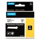 Afbeelding van DYMO S0718210 / 18483 IND Rhino tape permanent polyester zwart op wit 12mm (origineel)