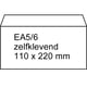 Afbeelding van Raadhuis dienstenvelop | zelfklevend | EA5/6 | 110x220mm | 25 stuks
