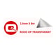 Afbeelding van Brother TZe-132 tape rood op transparant 12mm (huismerk)