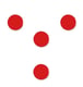 Nobo magneten | rood | 30 mm | 4 stuks | NOB1901449