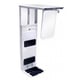 Afbeelding van Twinco 12022 Twin line CPU houder | metaal | wit | tot 30 kg