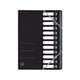 Oxford 400116256 Top File+ sorteermap | A4 | karton | zwart | 12 tabs | OXF400116256