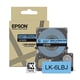 Afbeelding van Epson LK-6LBJ matte tape zwart op blauw 24 mm (origineel)