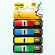 3M Post-it index 683-4 | 4 kleuren | 11,9x43,1mm | 3M683-4