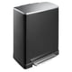 EKO Recycle E-Cube duo pedaalemmer | zwart | 28 + 18 liter | EK240NA7536