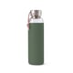 Afbeelding van Black+Blum watefles | glas | 600 ml | olijfgroen