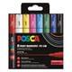 Posca PC-1MC verfmarkerset basis | 0,7 – 1 mm | rond | 8 stuks | POSPC1MC8A
