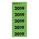 Leitz 1419 jaartal etiketten | 2019 | groen | 25,5 mm x 60 mm | 100 etiketten | LEI14190055