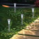 Aigostar solar LED tuinfakkel | plastic | IP44 | 29.7 cm | zilver | 1 stuk | AIG296223