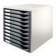 Leitz 5281 ladeblok | donkergrijs | 10 laden | LEI52810089