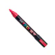 POSCA PC-5M verfmarker | neon rood | ronde punt | 1,8 - 2,5 mm | POSPC5MRFLUO
