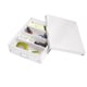 Afbeelding van Leitz 6058 WOW medium sorteerdoos | polypropyleen | wit