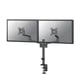 Neomounts Next Lite ruimtebesparende monitorarm | 2 monitoren | 17-27 inch | zwart | tot 8 kg | NEODS60-425BL2