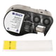 Afbeelding van Brady M4-53-427-YL gelamineerde vinyl labels | geel op transparant | 25,4 mm x 102 mm