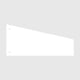 Kangaro scheidingsstrook trapezium | wit | 240 x 105 / 60mm | 100 stuks | KAN0707009TR