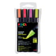Afbeelding van POSCA PC-5M verfmarkerset neon | 1,8 - 2,5 mm | rond | 4 stuks