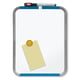 Nobo QB05442ASTD slimline whiteboard | gelakt staal | magnetisch | wit | NOBQB05442ASTD